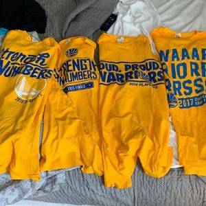 Warriors playoff shirts - only available at games! All XL